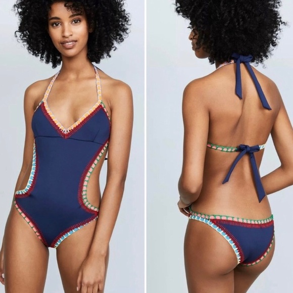 Kiini navy one piece L swim suit - NEVER WORN